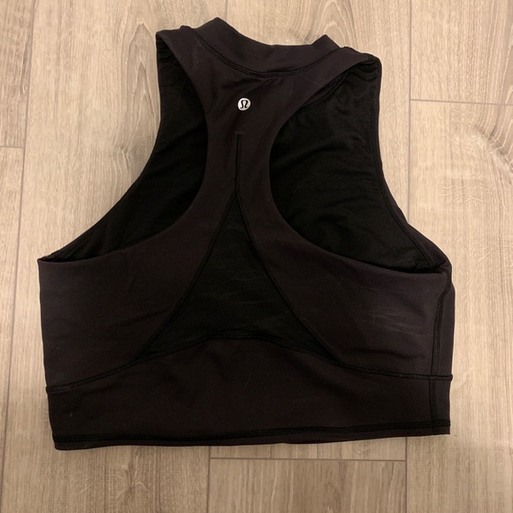 Lululemon everlux and mesh cropped tank - Picture 2 of 3